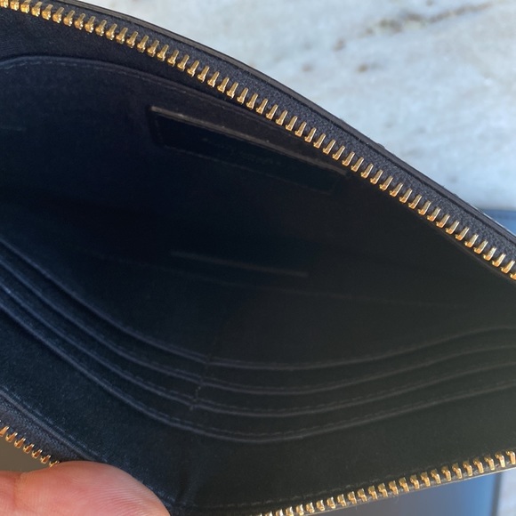 SAINT LAURENT PARIS WALLET CLUTH 2 PIECE SET - Picture 5 of 7